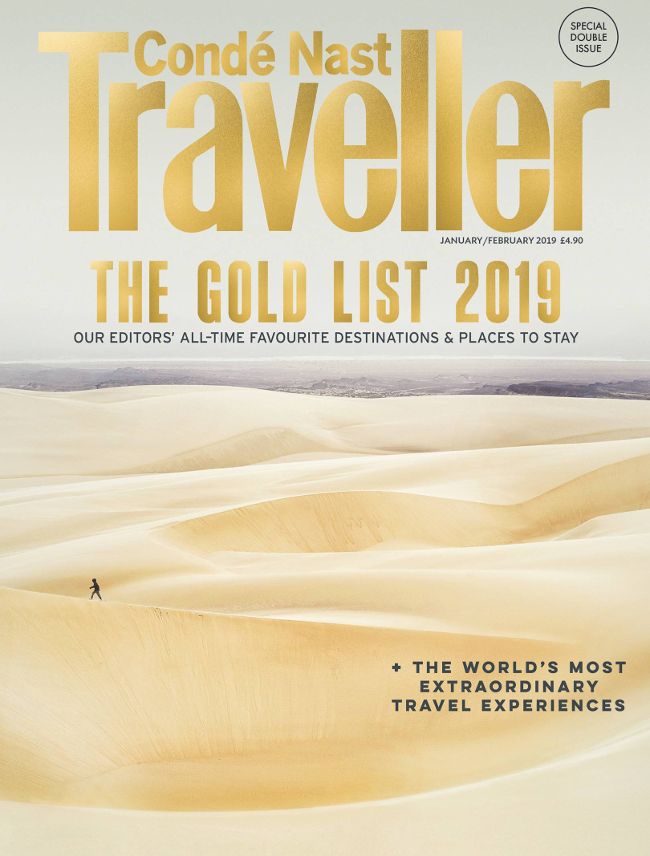 Conde Nast Traveller Magazine feature The Gold List The Interior DIYer