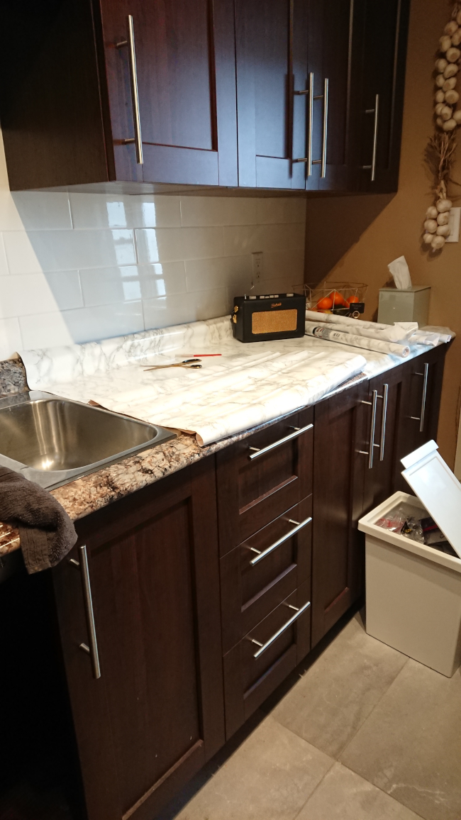 Can you really put contact paper on countertops? · Little Victorian