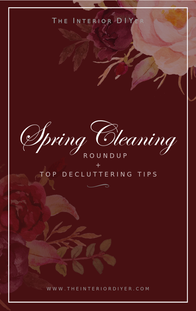 Spring cleaning roundup + top decluttering tips